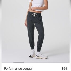 Vuori Performance Jogger Charcoal Heather Small